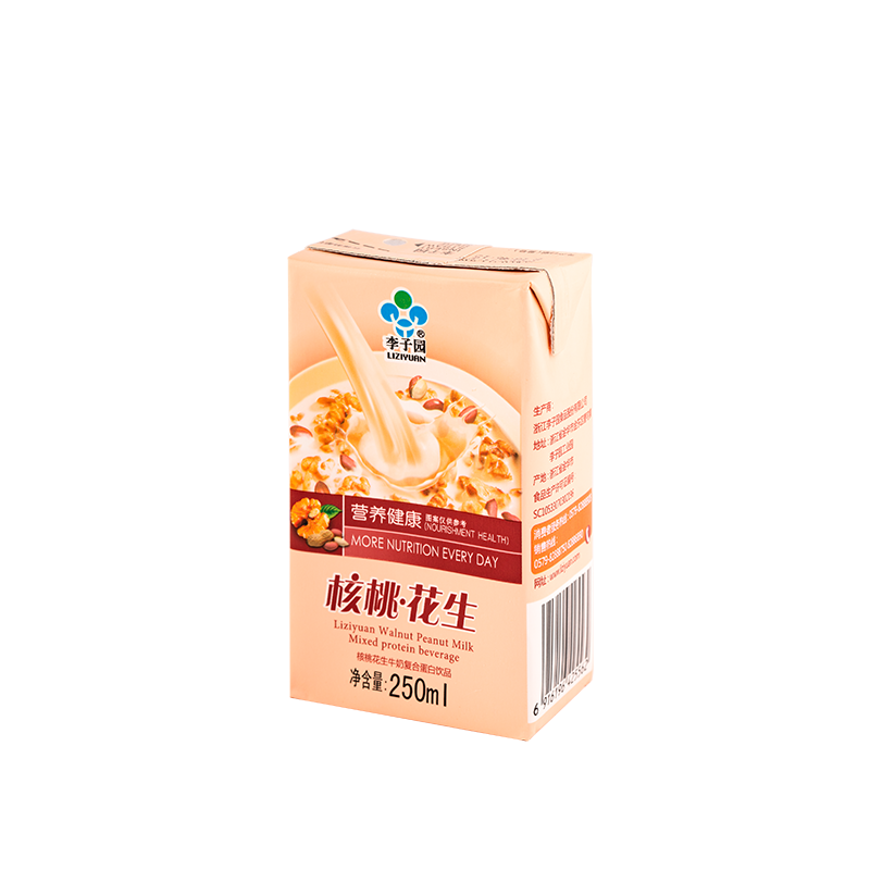 核桃花生牛奶复合蛋白饮品，，，单瓶净含量250ml
